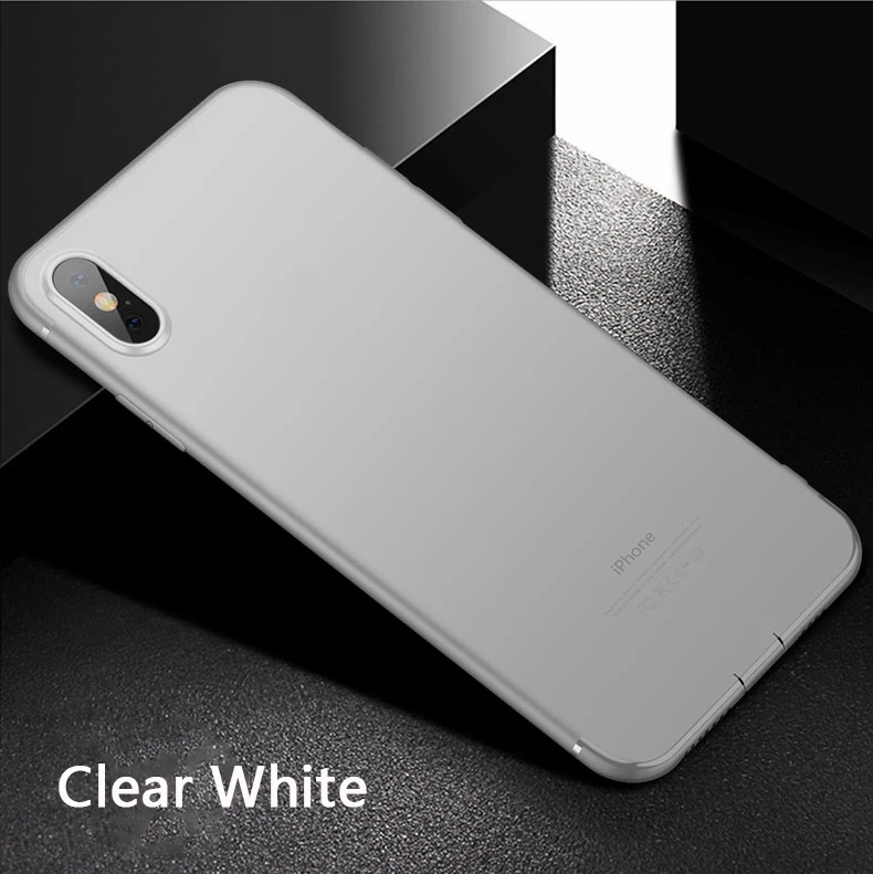 Матовый ультратонкий чехол для iphone 11 Pro Max X XR 10 XS Max 7 8 6 S 6 S 5 5S 5SE Мягкий силиконовый чехол для телефона