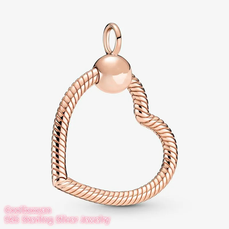 

Подвеска-Шарм в виде сердца из серебра 925 пробы для браслетов Pandora