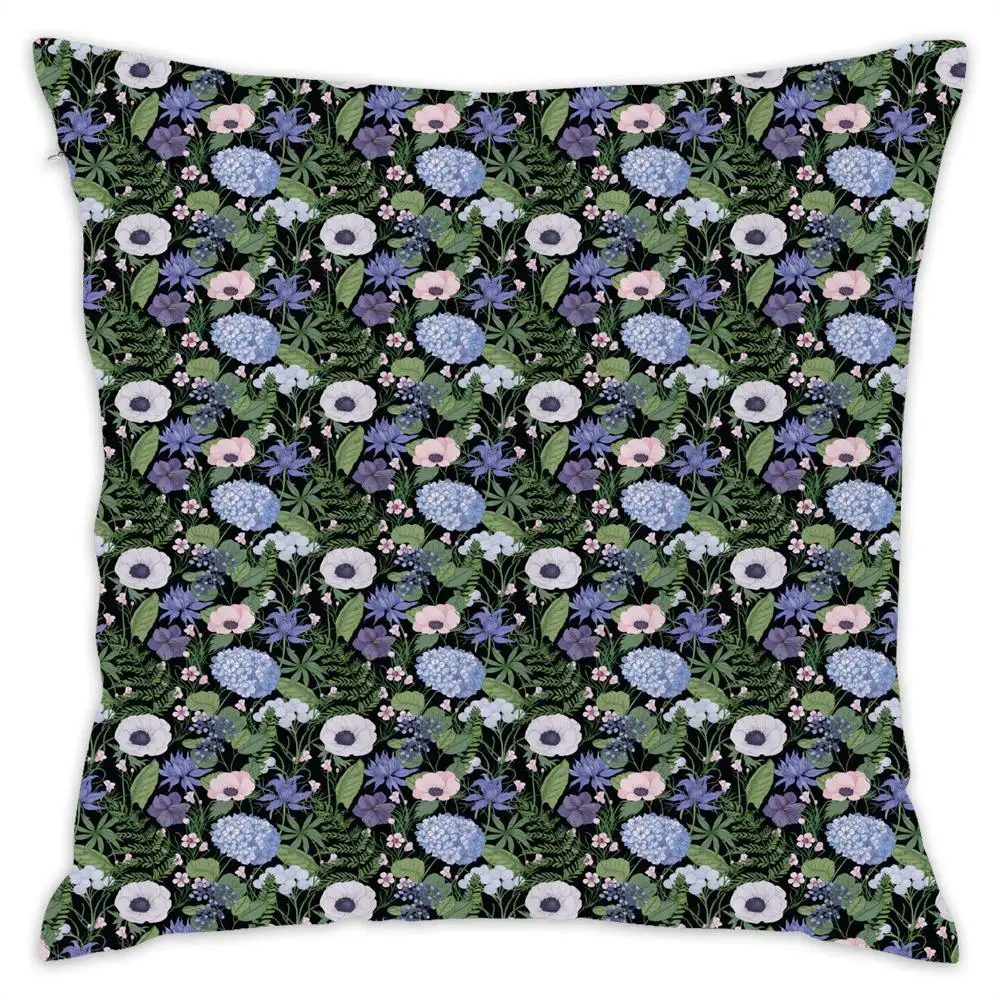 [Douladou] декоративные цветочные природа подушки CoverPillow чехол полиэстер Декоративная Подушка Чехол радужной расцветки Подушка Чехол размером 45*45 см