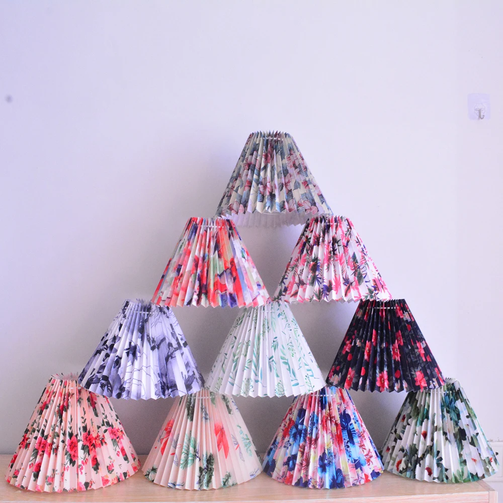 

Abajur Korean bold and unconstrained atmosphere printing series hotel guest room home decoration study bedroom desk lamp shade