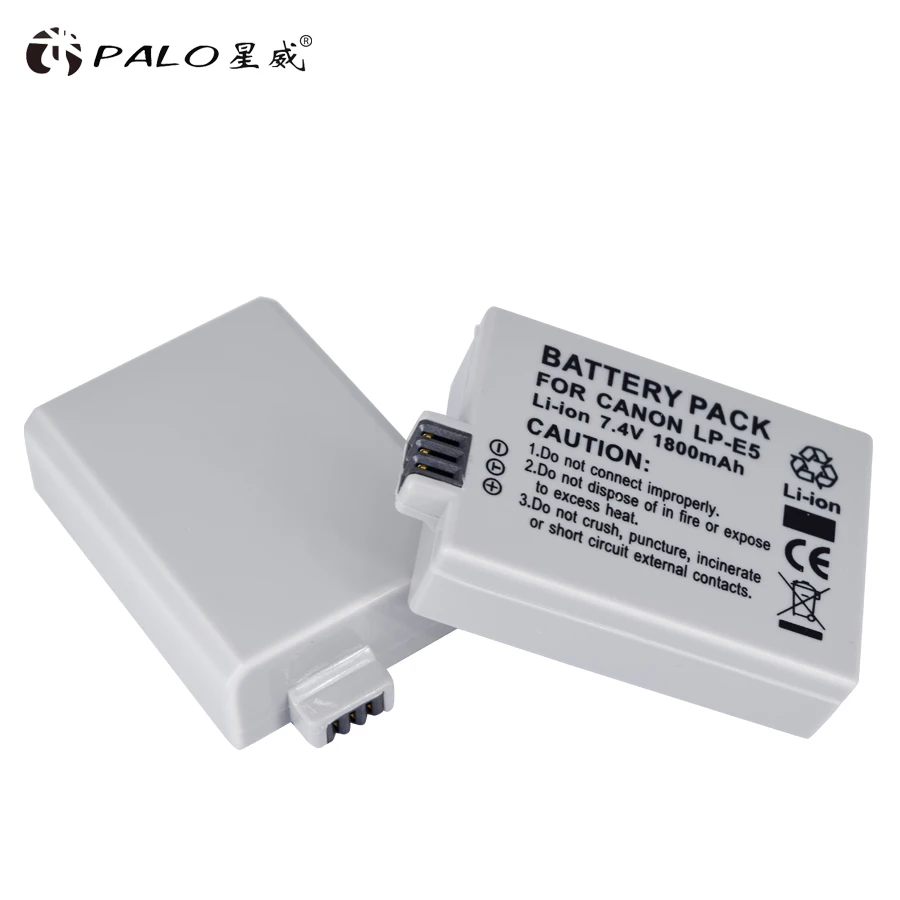 1-4 шт LP-E5 LPE5 LP E5 7,4 V 1800mah литий-ионный батарейный блок камеры для Canon Eos 450D 500D 1000D kiss X3 kiss F Rebel Xsi