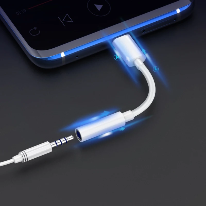 Тип-c до 3,5 мм разъем конвертер аудио адаптер для наушников кабель Тип USB C до 3,5 мм наушников Aux кабель для huawei P20 Lite P30 Pro