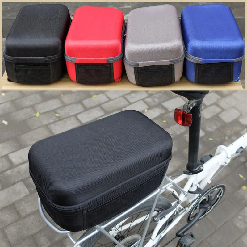 Folding Bicycle Pannier Hard Shell Rear Rack Bag For Dahon 412 P8 ...