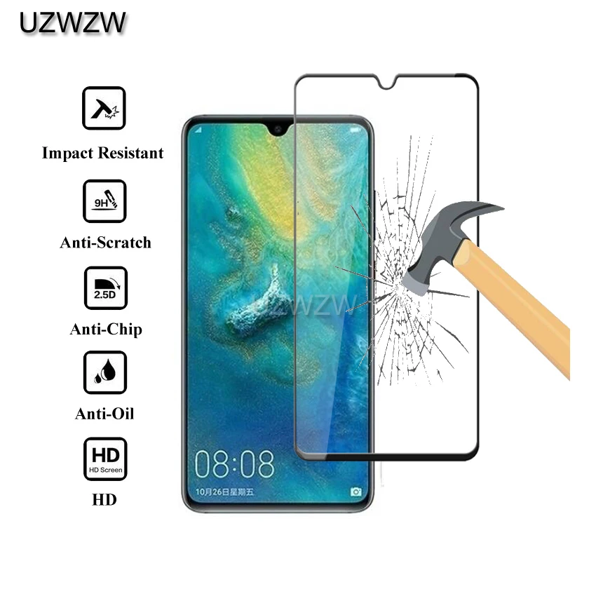 2 шт полное покрытие из закаленного стекла для huawei mate 20 lite/mate 20 Защитная пленка для экрана