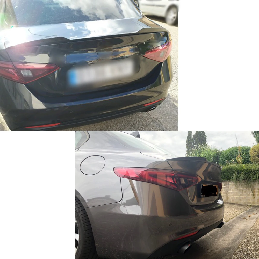 Задний спойлер из углеродного волокна/ФАП для багажника губа крыло Alfa Romeo Giulia Sedan