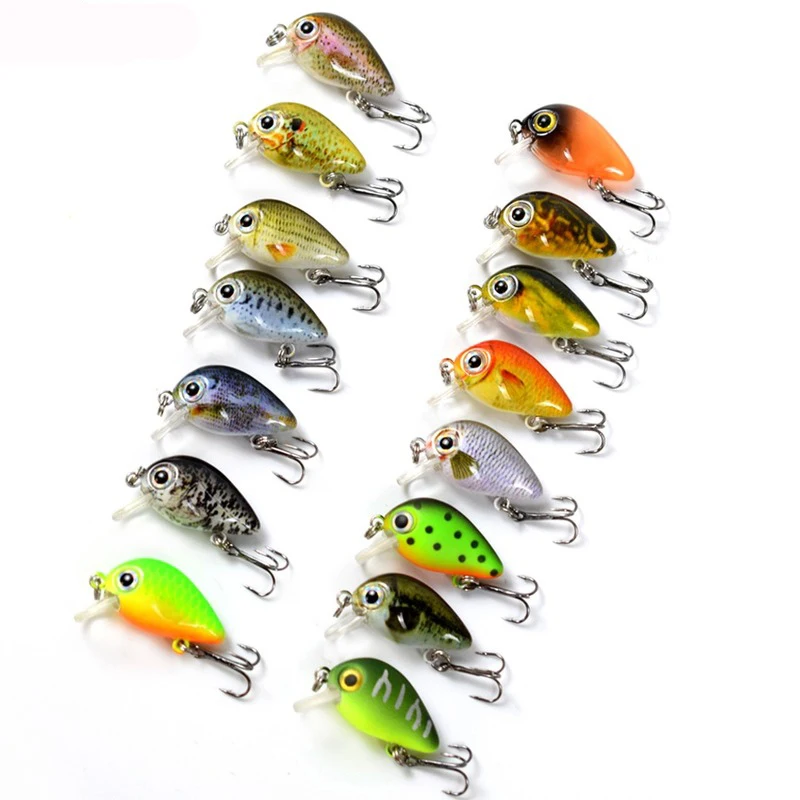 Мини Crankbait 25 мм 1 5 г мини воблер плавающая рыболовная прикормка искусственные