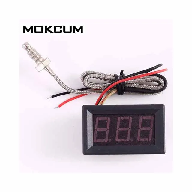 

A23-- DC 4-28V Thermometer K-type Thermocouple High Temperature Tester Digital LED Display K-Type High