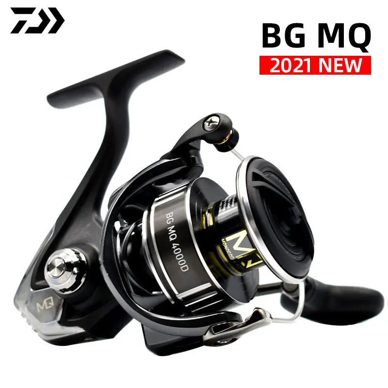 New 2021 DAIWA BG MQ Spinning Fishing Reel 5000D-H 6000D-H Gear Ratio 5.7:1 Max Drag 12kg 6BB Wheel Metal Spool Reels | Спорт и