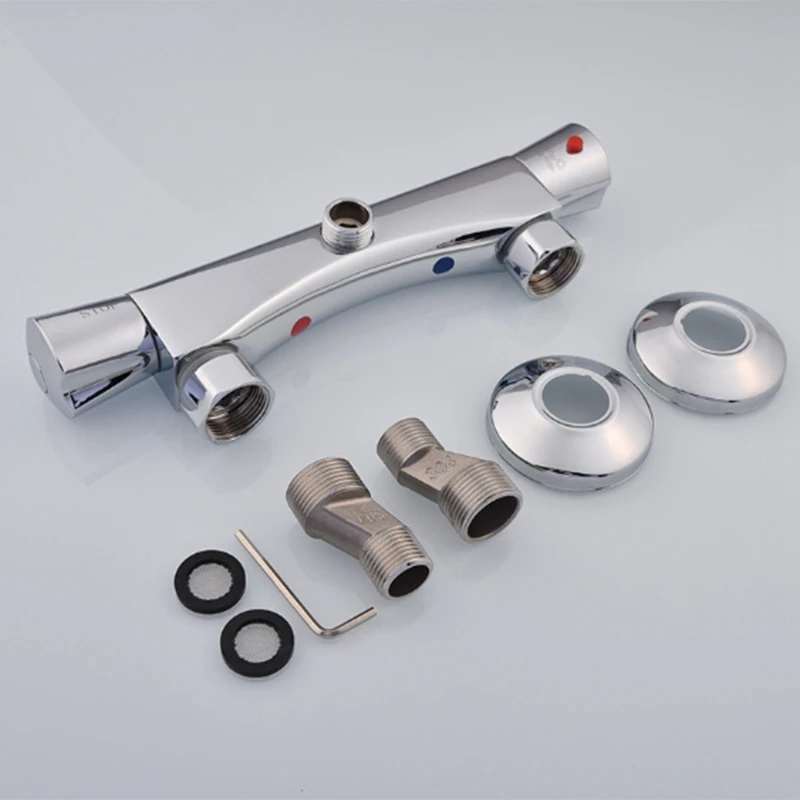 

Bathroom Thermostatic Shower Faucet Waterfall Shower Faucets Thermostatic Mixing Valve Thermostatic Shower Mixer Valve Anti Scal