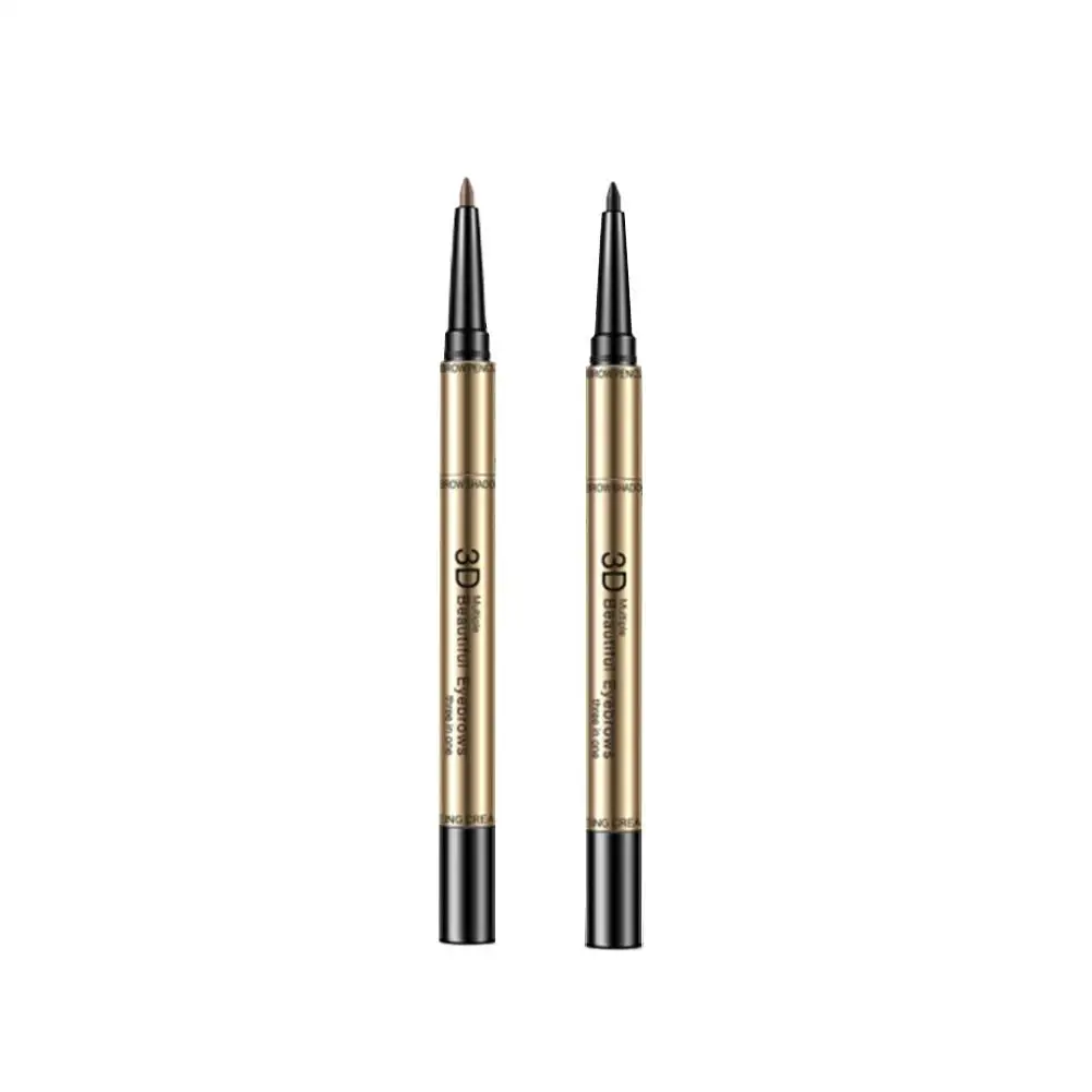Fashion Eyebrow Pen Waterproof Fork Tip Eyebrow Tattoo Pencil Long Lasting Professional Fine Sketch Liquid Eye Brow Pencil