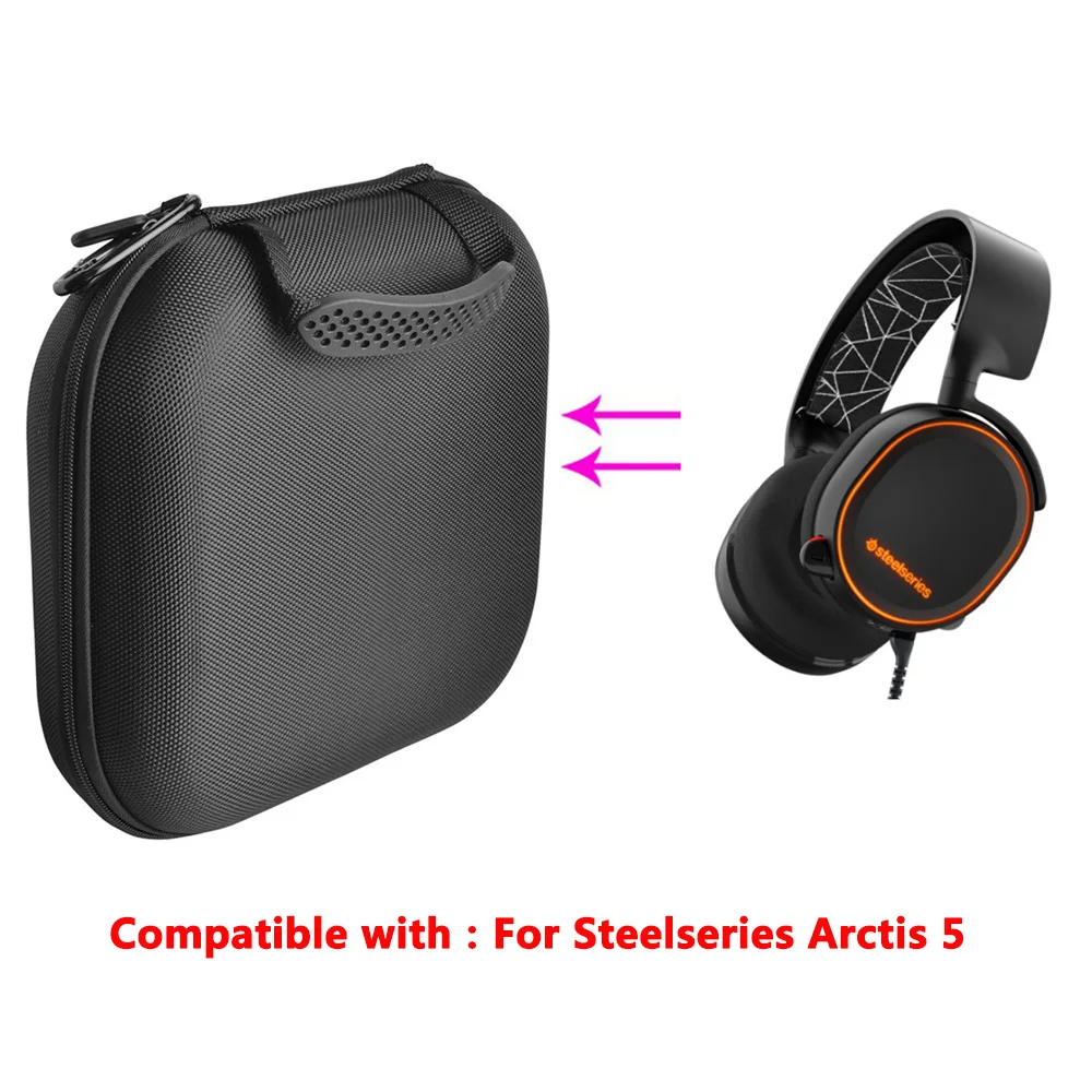 Портативный переносной Жесткий футляр для SteelSeries Arctis 5 Игровые наушники защитная гарнитура чехол для наушников