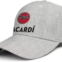 Мужские Bacardi-Marca-De-Fabrica-cap Модные регулируемые спортивные хлопковые бейсбольные шапки