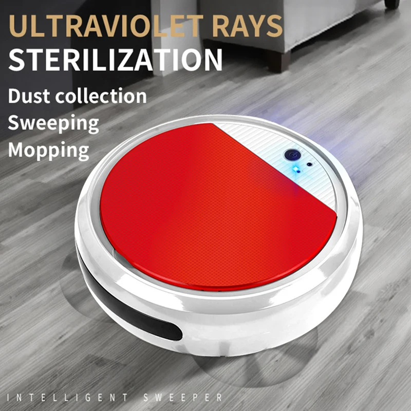 US $38.26 Robot Vacuum Cleaner Smart Disinfection Sweep Wet Mopping Scrubber Vacuum Cleaner Robotic Run 60 Mins Vacuum Cleaners For Home