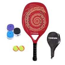 2021 New Racket Pala Padel High Quality Raquete Beach Tennis Carbono Professional Soft EVA Surface Racket Equipment