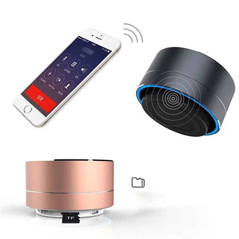 Мини беспроводной Bluetooth динамик изысканный супер бас портативный динамик автомобиль ванная комната офис стерео сабвуфер музыка громкий динамик