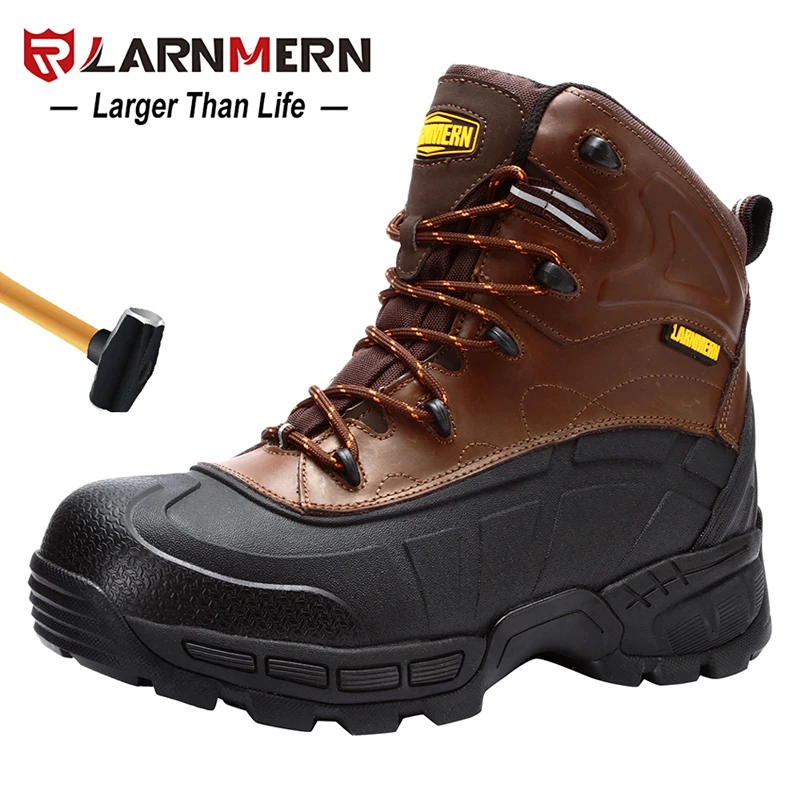 larnmern steel toe boots