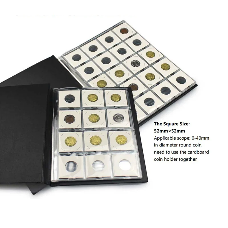 PCCB High Quality Put 200 Pieces/Coins Album For Fit Cardboard Coin Holders  Professional Coin Collection Book Bitcoin Collection - AliExpress