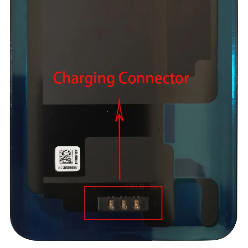 BINYEAE стеклянный чехол для батареи, задний корпус для LG V50 5G, чехол с объективом для камеры+ разъем для зарядки