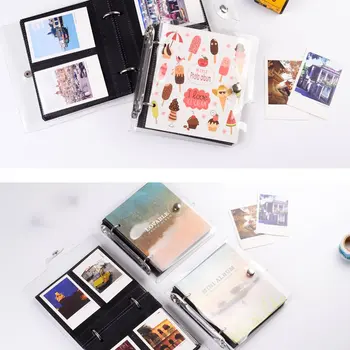 

Light and Shadow Series Loose-leaf PP photo Album Ticket Storage Postcard 3Inch 5Inch Memory for Fujifilm Instax Mini Film