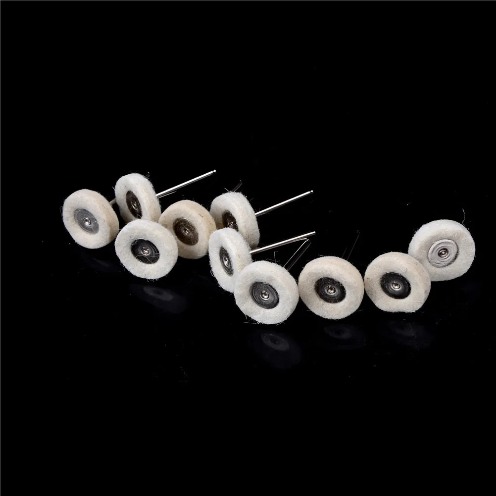 

ZLinKJ 10Pcs Polishing Wheel Polishing Tools Wool Felt Metal Surface Buffing Polishing Wheel for Rotary Tool