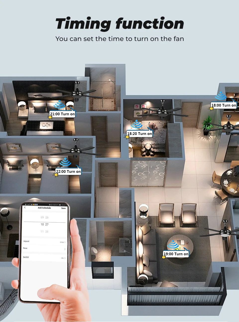 Vidro, Controle de Aplicativos, Trabalhar com Alexa, Google Home