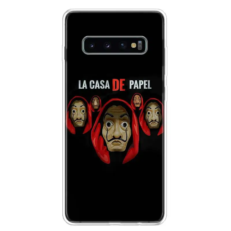 Tv La Casa de papel чехол для телефона samsung Galaxy S10+ Lite Note 10 9 8 S9 S8 J4 J6 J8 Plus S7 S6 чехол - Цвет: TW229-3