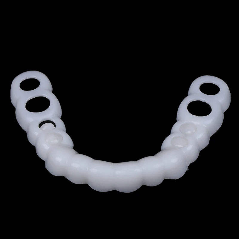 

3PCS Comfort Fit Snap On Silicone Beauty Veneers Teeth Upper Cosmetic Teeth Denture Teeth Whitening Fake Tooth Cover