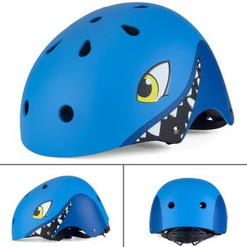 

UltraLight Kids Bike Cycling Helmet Boys Girls Outdoor Sport Cycling Skating Cartoon Helmet For 3-9 Years Children Safety Helmet