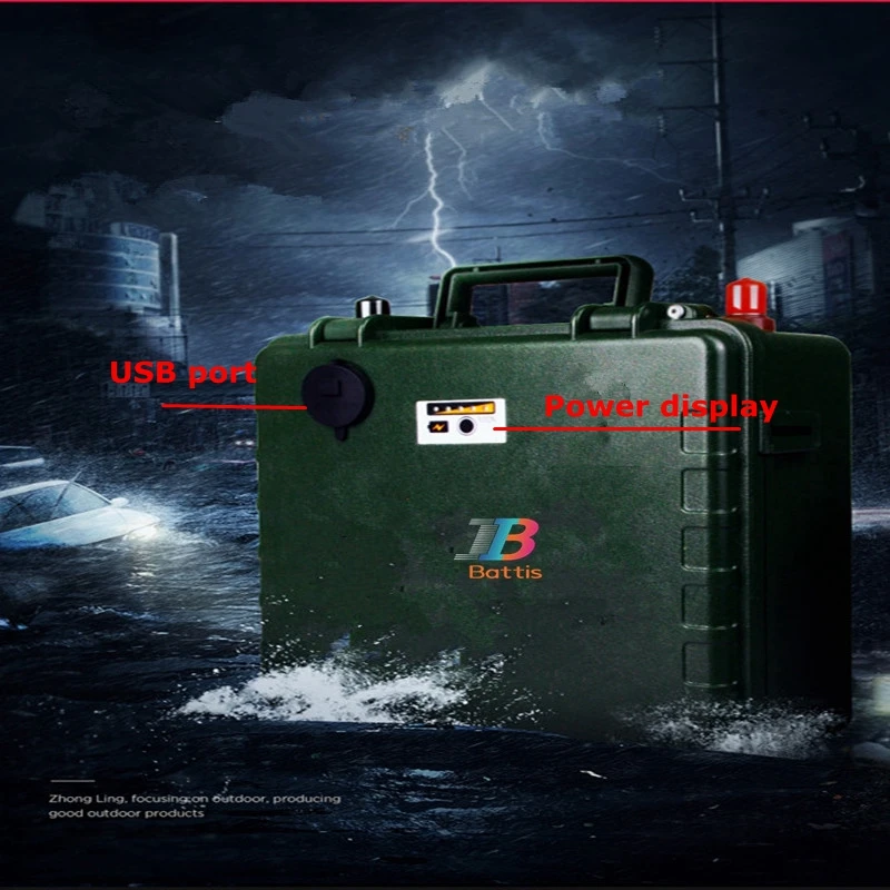 Водонепроницаемый usb спортивные 12V 100AH литий-ионный аккумулятор li-ion для инвертор оборудование для беспроводной связи на солнечной батарее+ 10A Зарядное устройство