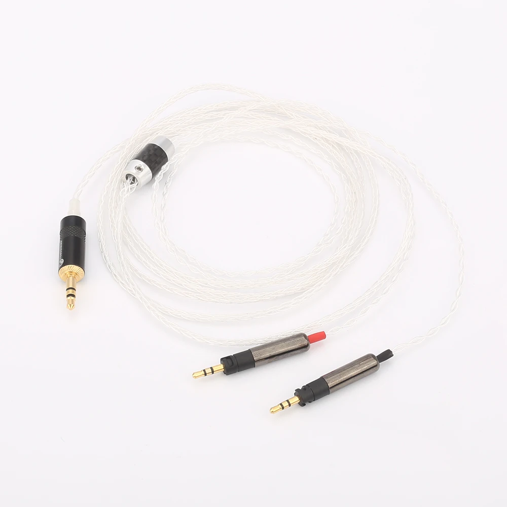 Audiocrast 3 5mm Stereo 8 Cores 7N OCC Silver Plated R70X Headphone Upgrade Cable for ATH R70X R70X headphones