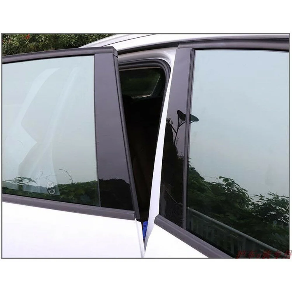 For Mazda 6 2004 2015 Window Pillar Trim Replacement Parts Black Cover
