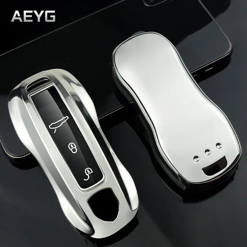 Soft TPU Car Smart Key Case Cover Shell Fob For Porsche Boxster Cayenne 911 996 Panamera Macan Protector Holder Auto Accessories |
