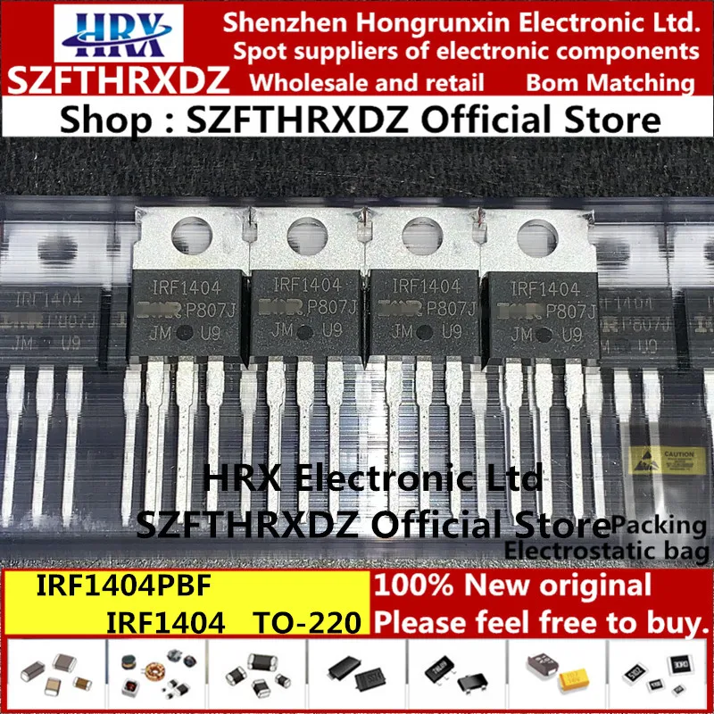 IRF1404PBF TO220 IRF1404 TO-220 50 шт./трубка 162A 40 В(10 шт