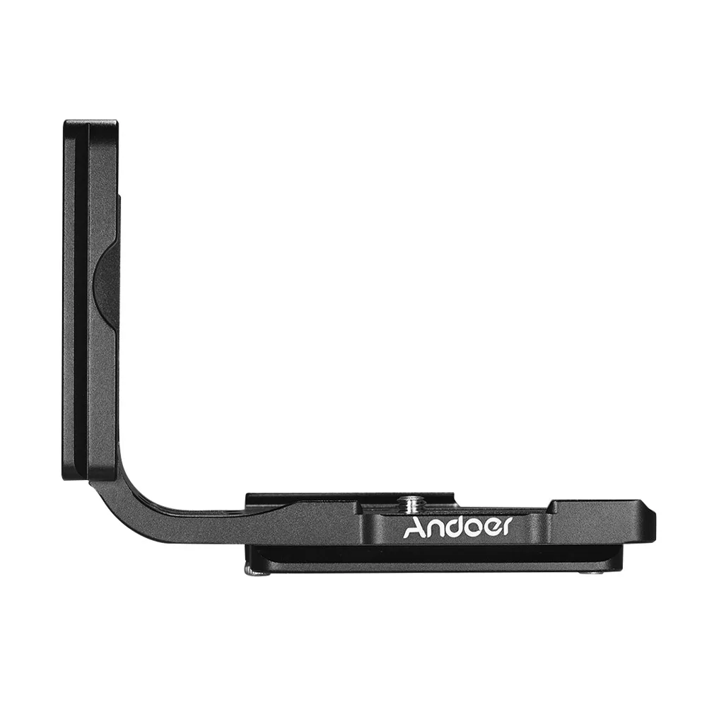 Andoer L форма QR быстросъемная пластина Кронштейн камеры алюминиевый сплав для Nikon D800/D800E/D810