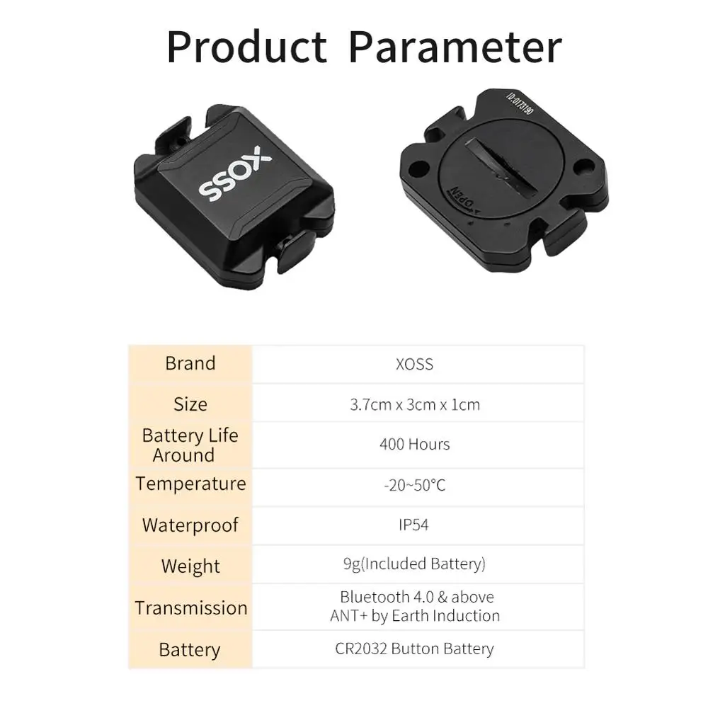 XOSS, велосипедный компьютер, измеритель скорости ANT+, скорость и частота вращения, двойной датчик, подходит для Garmin iGPSPORT Bryton Blutooth 4,0 Strava
