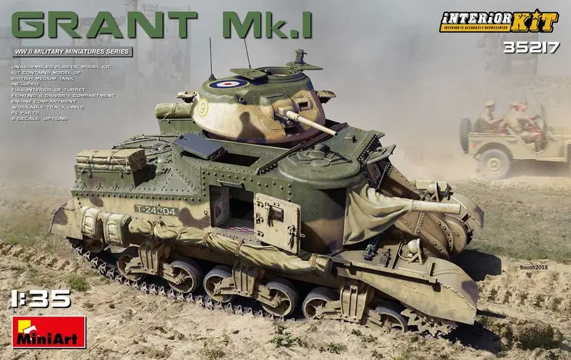 MiniArt 35217 1/35 Грант Mk. I w/интерьер комплект-масштабная модель комплект
