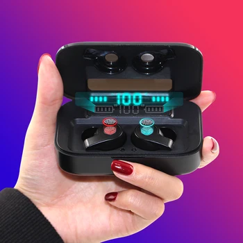 

F1 TWS New Arrival Touch Screen Handfree Mic Wireless Bluetooth Earphone Motion Noise reduction Headset For iPhone Huawei Xiaomi