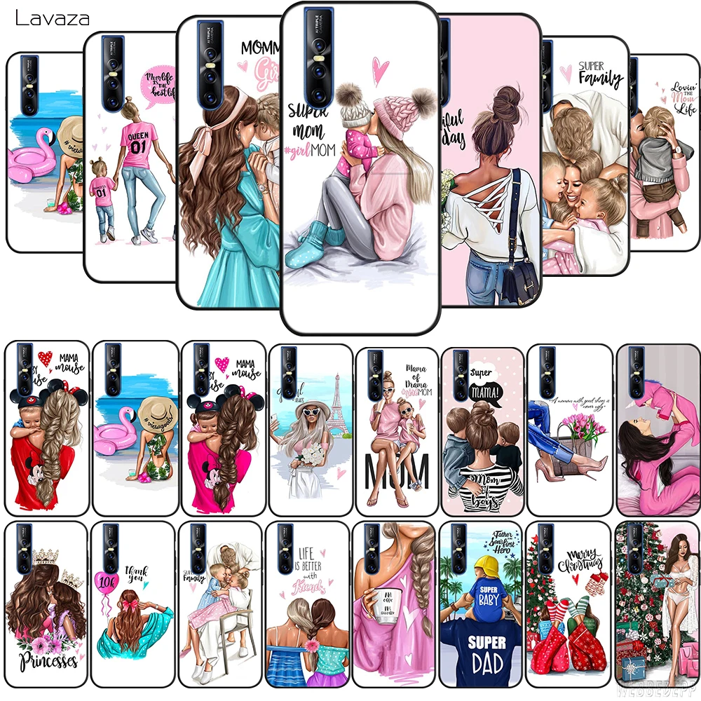 Мягкий ТПУ чехол Lavaza super baby mom для Vivo Y11 17 Y53 Y55 Y69 Y71 Y81 Y85 Y89 Y91 Y91C Y93 Y95 V9 V15|Бамперы| |
