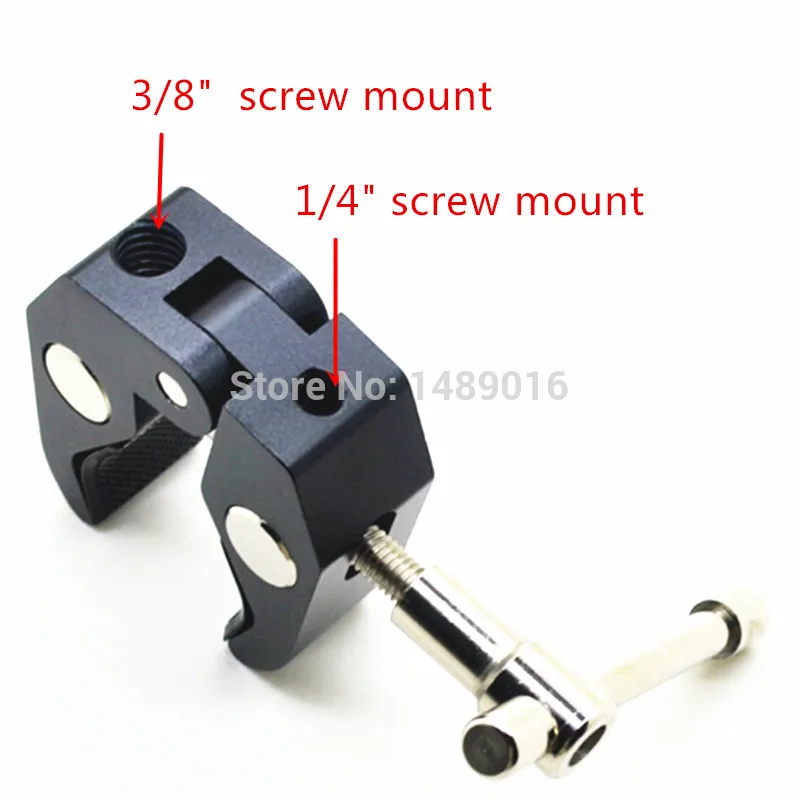 Crab Legs Super Clamp Open Width Max 52mm for LED Light and LCD Monitor Articulating Magic Friction Arm (3)