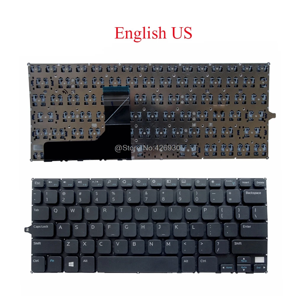 Ноутбук США клавиатура для DELL Inspiron 11 3000 3147 3148 3152 3153 3157 3158 2-в-1 P20T 0F4R5H F4R5H V144725AS1