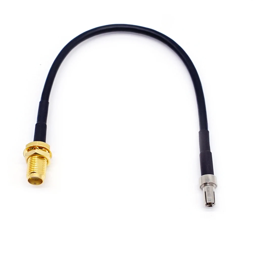 1 Stücke CRC9/TS9 Stecker Rechtwinklig Auf F Stecker/Buchse RF