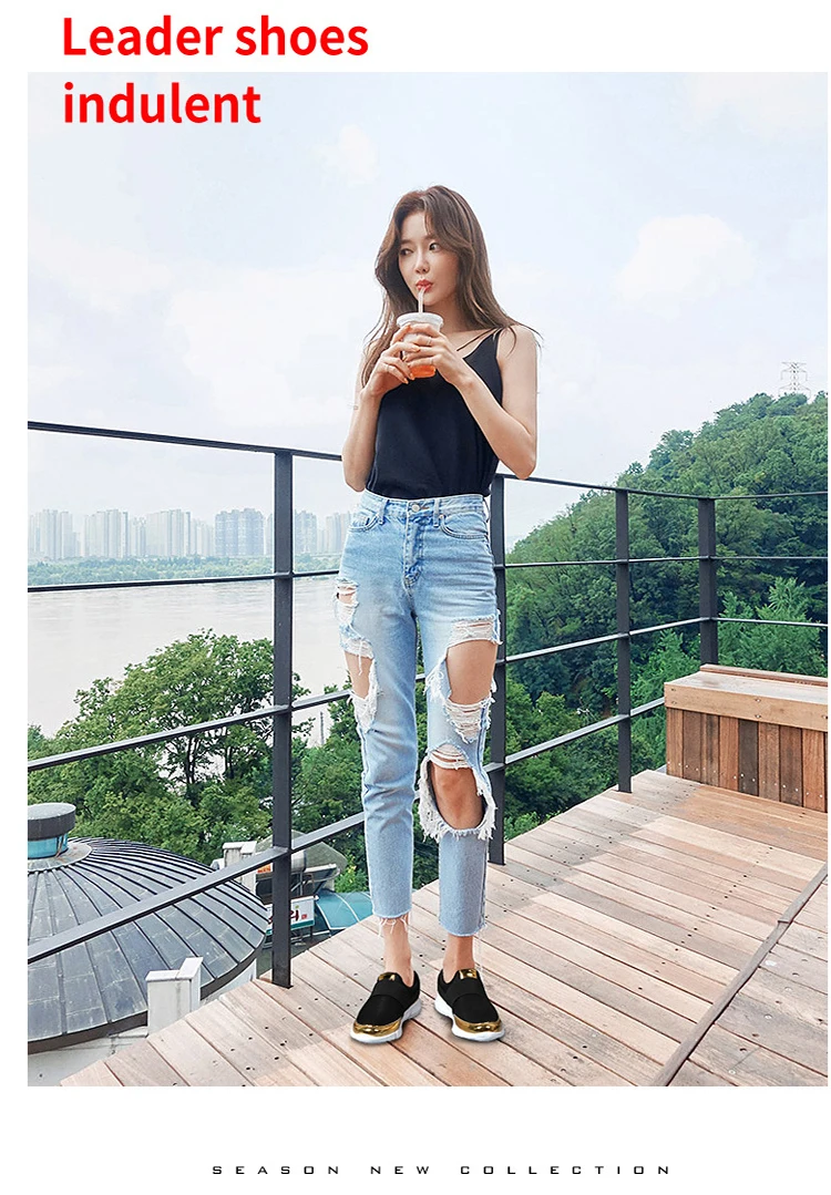 Spring Autumn Women Slip On Loafers Ladies Casual Comfortable Flats 2021 New Female Breathable  Shoes Fashion Arrival