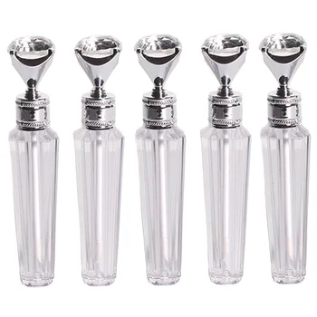 

5/3/1PCS 2ML Diamond Transparent Lip Gloss Tubes Empty Plastic Lip Balm Tube Lipstick Mini Cosmetic Container Refillable Bottles