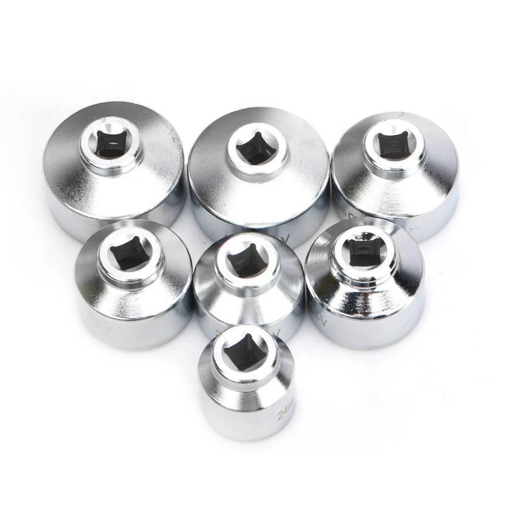 

new and high quality 7pcs Set Oil Fuel Filter Cover Cap Wrench Sleeve Socket Tool Kit Rust-proof