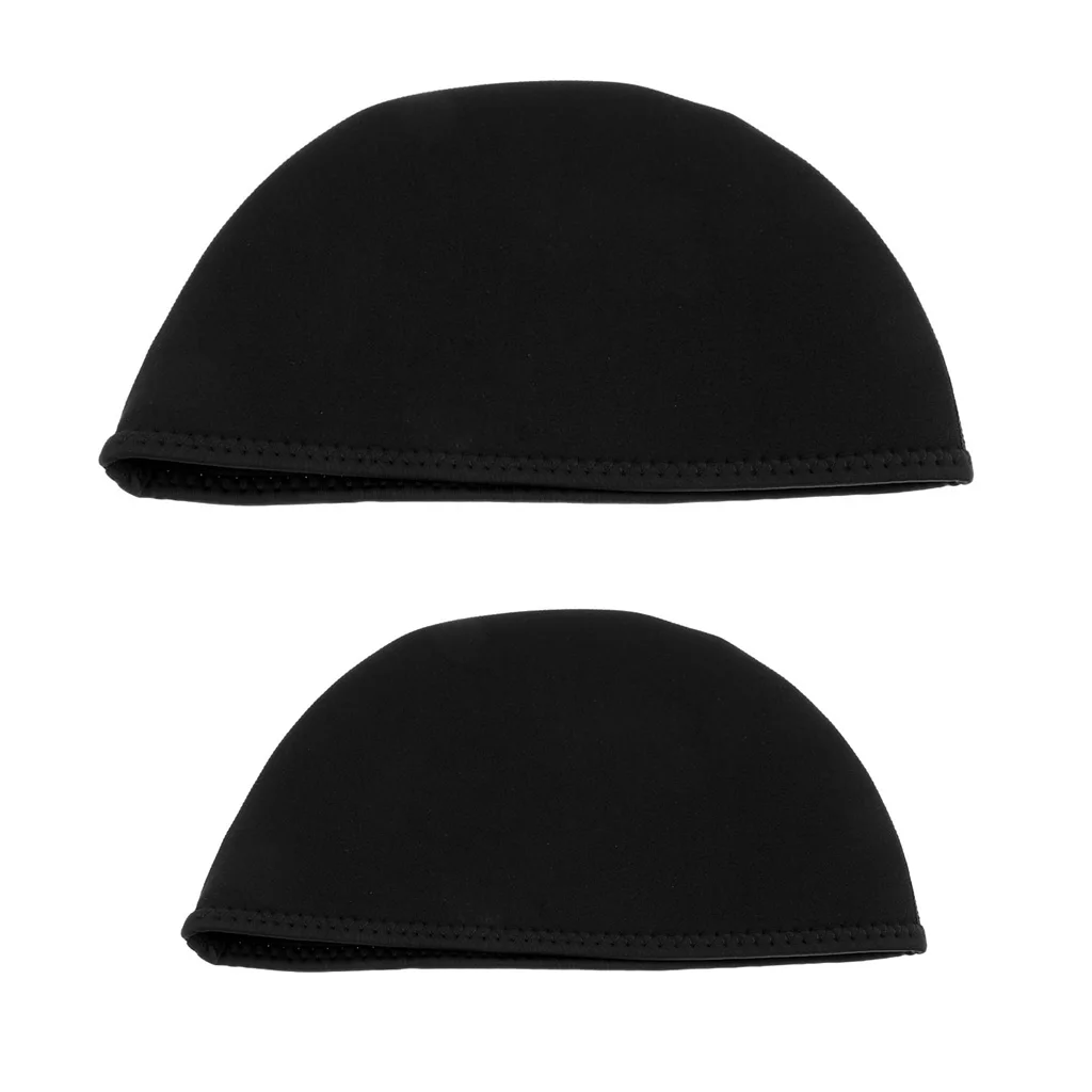 2Pcs Men Women 2mm Neoprene Beanie Hat, Cycling Surf Kayak Swim Walking Rafting Canoe Swimming Cap