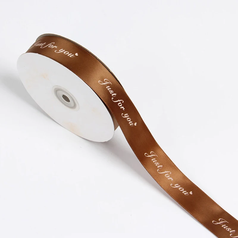 5m ribbon coffee Joy-Enlife пенный медведь, форма, искусственный цветок, голубая розовая роза, сделай сам, плюшевый медведь, бант, ленты, свадьба, день рождения, вечеринка, подарок, украшение - Цвет: 5m ribbon coffee