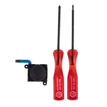 

3D Analog Joystick Rocker Thumb Rod Stick with Screwdriver for Nintendo Switch Joy-Con Controller