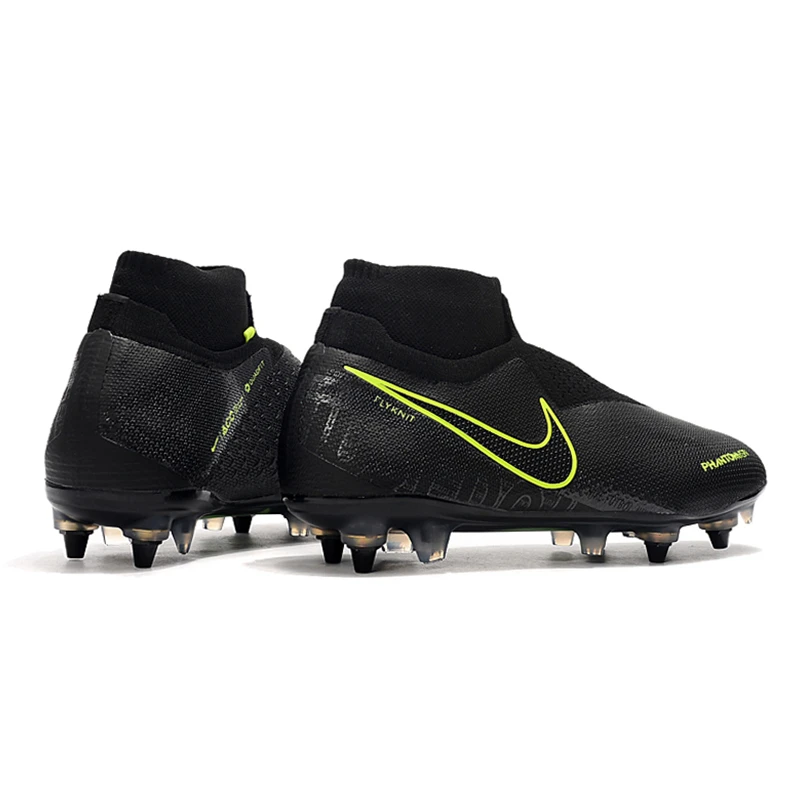 Nike Phantom VSN Elite DF SG-Pro Anti-сабо; большие размеры 39-45 высокие ботильоны футбольные бутсы обувь Футбол бутсы Для мужчин Бутсы Обувь для футбола