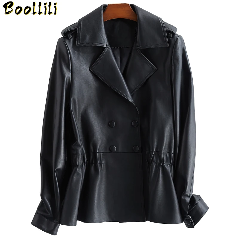 women's genuine leather blazers