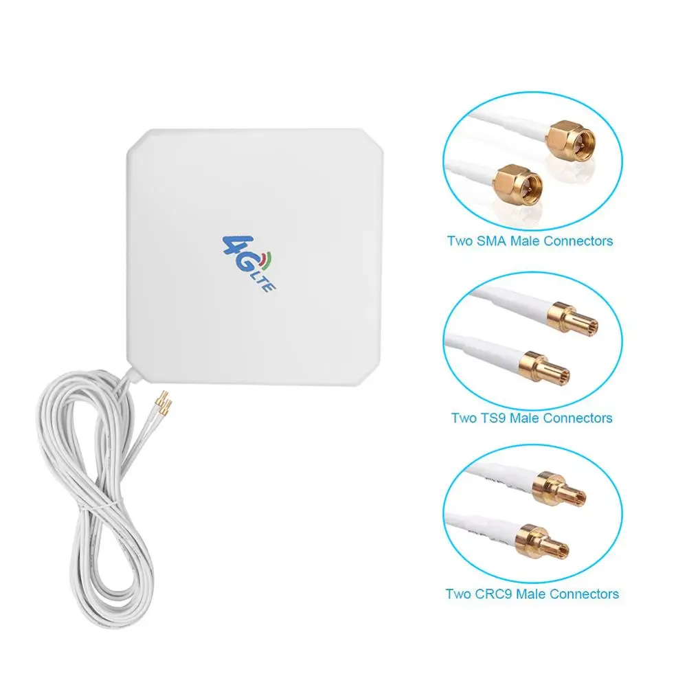 compatible avec les câbles dantenne SMA, les modems et les mini récepteurs avec prise dantenne CRC9 20 cm Avec prise SMA et prise CRC9 Pigtail Lot de 2 adaptateurs pour antenne LTE 